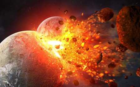 A Collision With Another Planet Could Have Allowed for Life on Earth