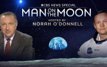 CBS News special: "Man on the Moon"