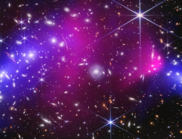 Mysterious dark matter seen in new map of distant galaxies