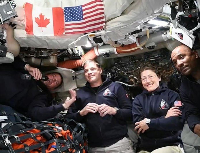 Artemis II astronauts speak during historic lunar mission